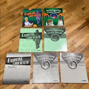 Abeka 5th Grade Science & Enjoying Good Health Textbook & Teacher Keys